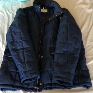 Cole Haan signature blue puffer jacket